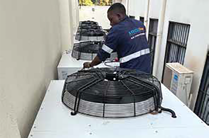 Breezeline – CNOOC Data Center Precision AC unit at Accacia Avenue Kampala Breezeline - CNOOC Data Center Precision AC unit at Accacia Avenue Kampala
